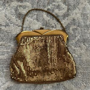 Vintage whiting, and Davis gold mesh  purse